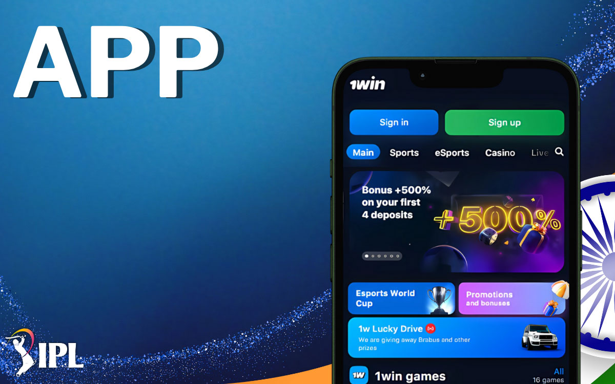 IPL Betting 1Win Mobile App